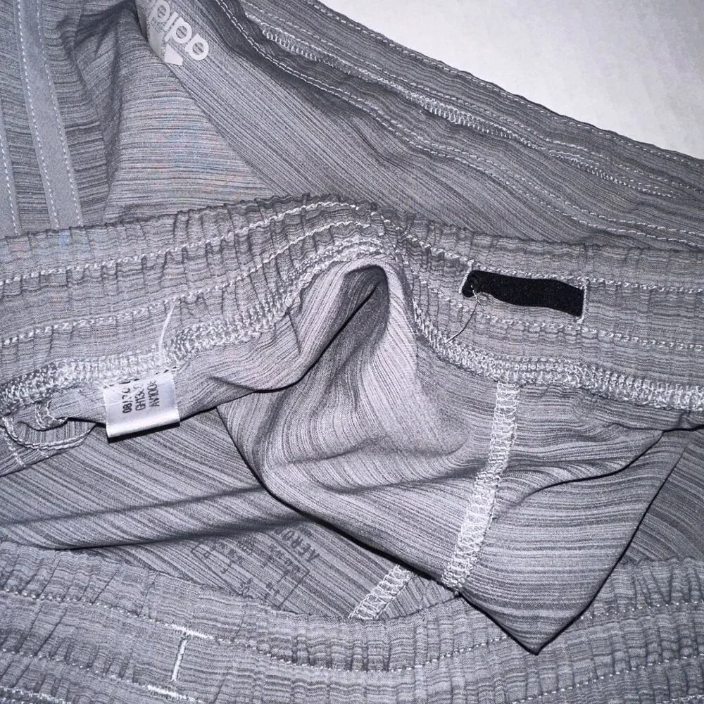 Adidas Aeroready Lot of 2 Athletic Pull On Shorts Purple Gray Womens Small - Picture 10 of 13